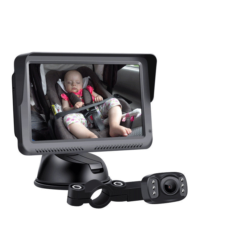 BabyCam Drive – מצלמת רכב לתינוק עם מסך 5 אינץ’ HD עם ראיית לילה