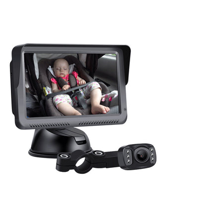 BabyCam Drive – מצלמת רכב לתינוק עם מסך 5 אינץ’ HD עם ראיית לילה