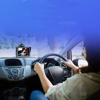 BabyCam Drive – מצלמת רכב לתינוק עם מסך 5 אינץ’ HD עם ראיית לילה