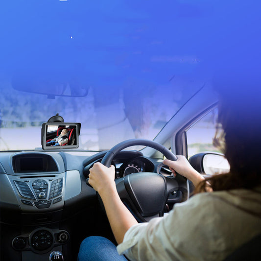 BabyCam Drive – מצלמת רכב לתינוק עם מסך 5 אינץ’ HD עם ראיית לילה