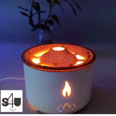 אדים, לחות, ארומה, מפזר ארומה, מפזר לחות
מכשיר חכם עם אפקט עננים ואפקט הר געש
הופך את הבית לחוויה של אור נעים ואדי לחות עדינים